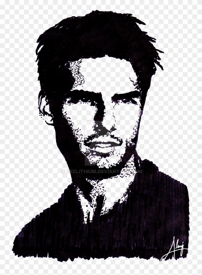 751 X 1063 5 - Tom Cruise Stencil Clipart #2147048
