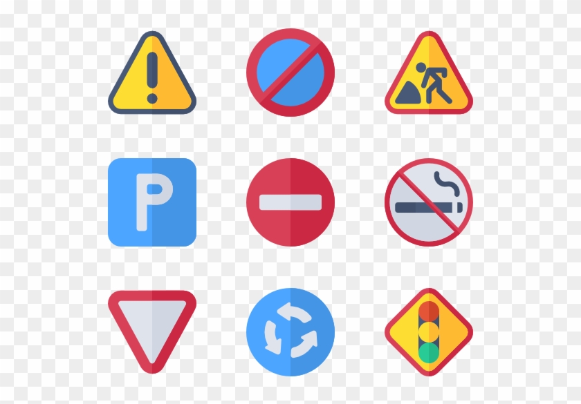 Traffic Signs - Road Signs Icon Png Clipart #2147180