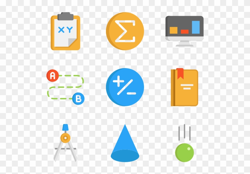 Math Symbols - Math Icon Clipart