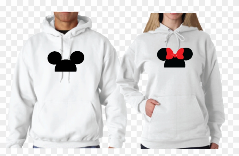 Cute Matching Married Couple Shirts For Mr Mrs Mickey - Disney King And Queen Hoodies Clipart #2147381