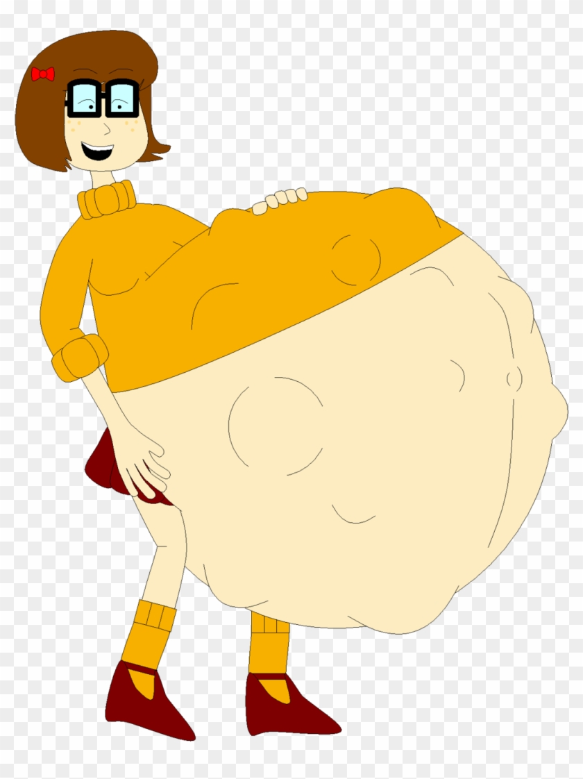 Heavily Pregnant Velma By Angry-signs - Scooby Doo Velma Pregnant Clipart