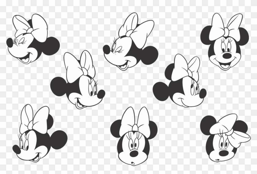 Adult Best Photos Of Printable Mickey Mouse Outline - Vetor Minnie Clipart