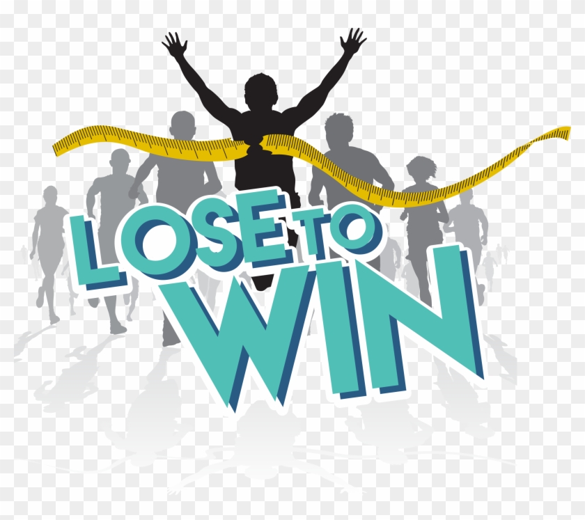 Lose To Win Logo - Weight Loss Challenge Transparent Clipart