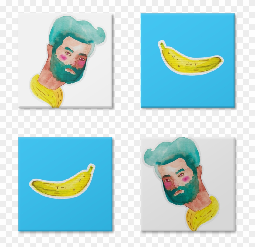 Magneto Homem Banana De Barbara Câmarana - Saba Banana Clipart