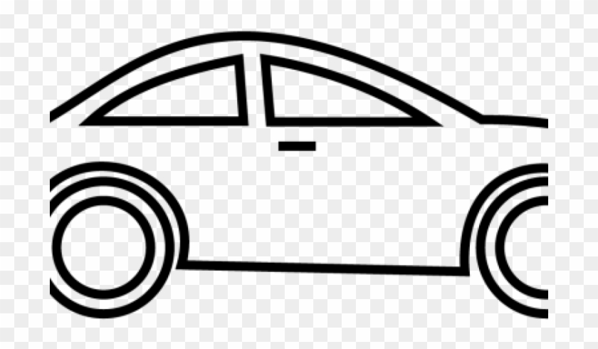 Car Png Black And White - White Car Clipart Png Transparent Png