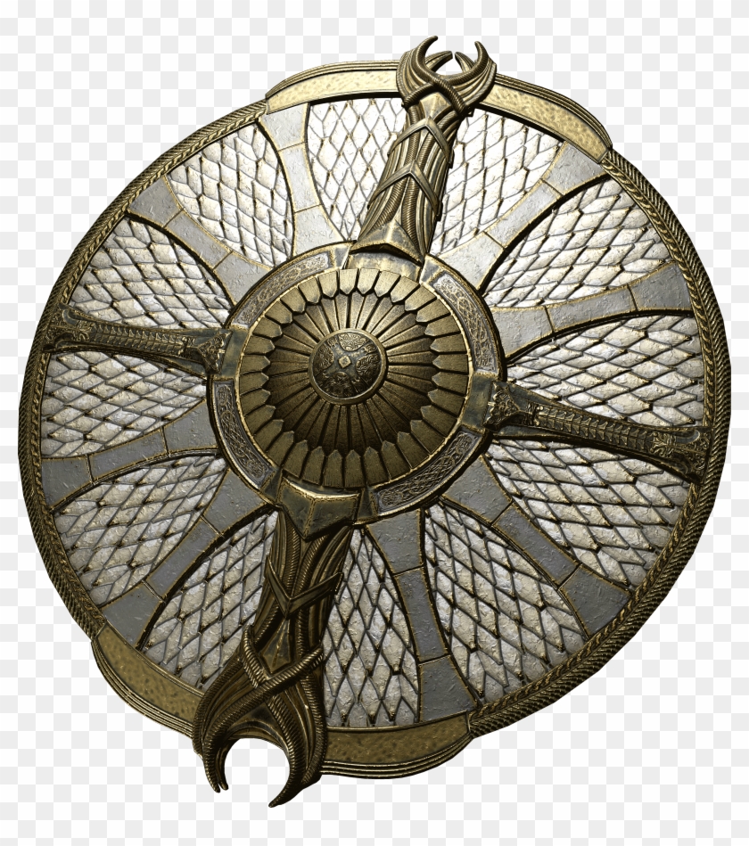 God Of War Logo Png - God Of War 2018 Shield Clipart #2148823