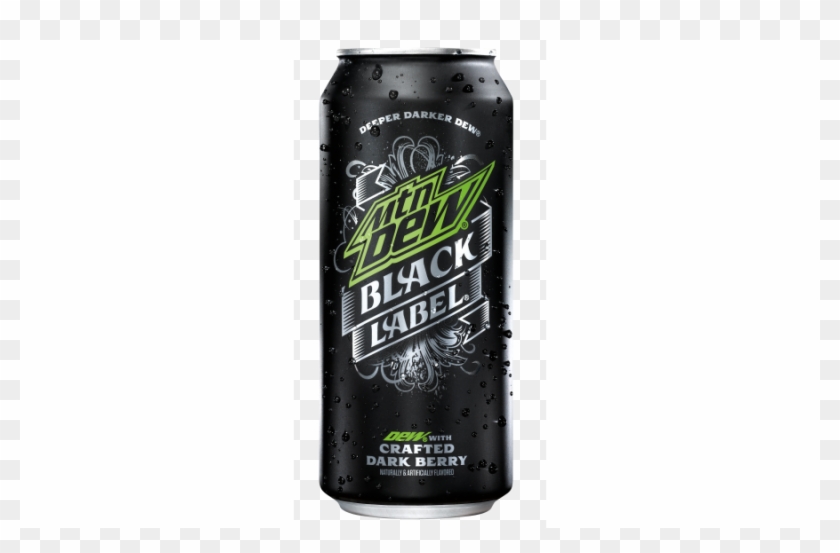 Mountain Dew Can Png - Mountain Dew Black Label Png Clipart #2148832