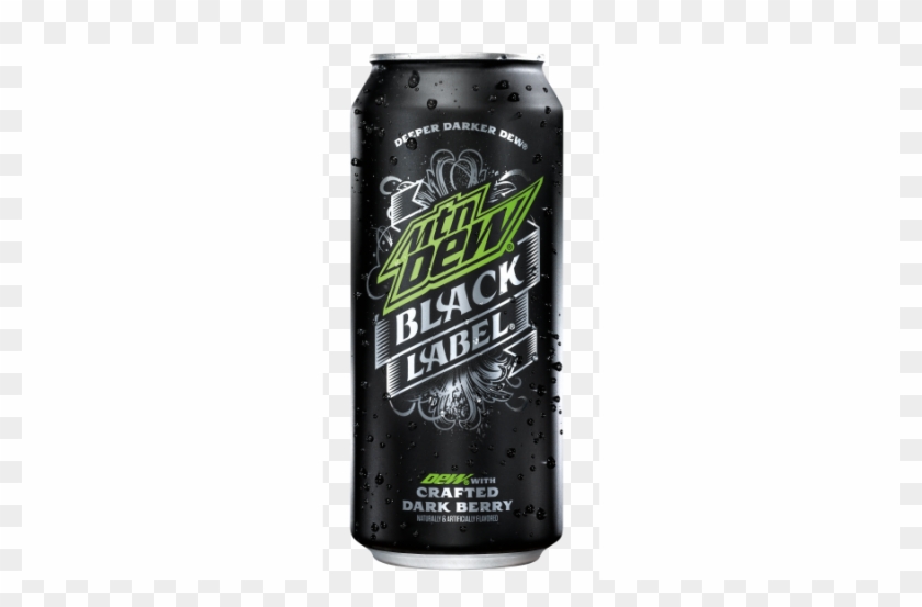 Mountain Dew Can Png - Mountain Dew Black Label Png Clipart