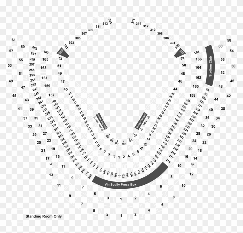 Event Info - Dodger Stadium Section 2rs Row W Clipart