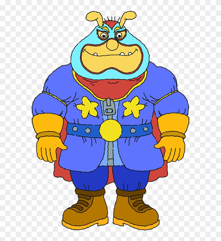 Binky Smiles Out At You Wearing His Favorite Wrestling - Cartoon Clipart #2149689