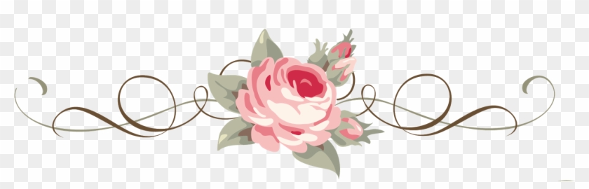 Florais Png - Arabesco De Flores Png Clipart