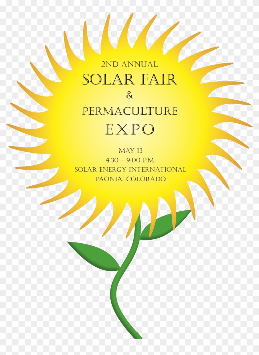 Solar Fair Big Sun Flower No Background - Guadeloupe Flag Clipart