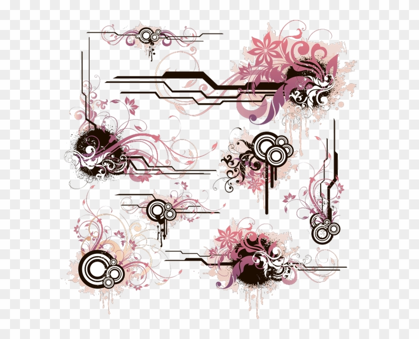 Цветочные Узоры, Абстрактные Узоры, Цветы - Floral Clipart