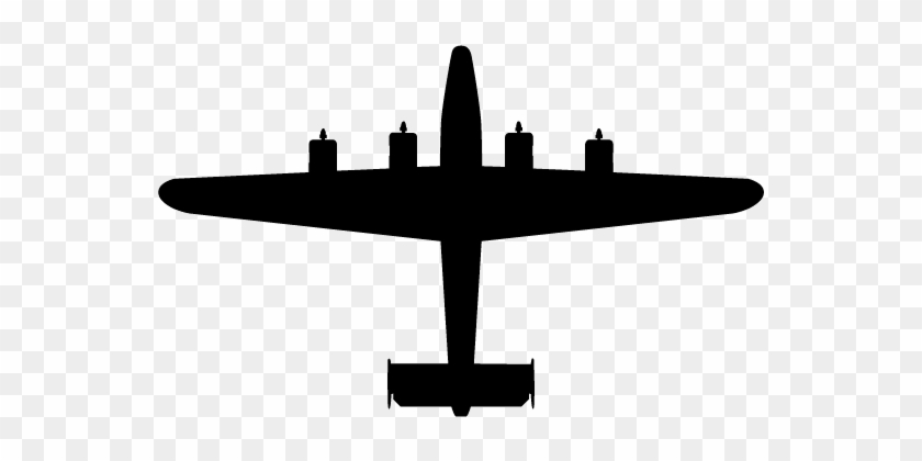 Top View Wingspan - B 52 Bomber Outline Clipart #2150130