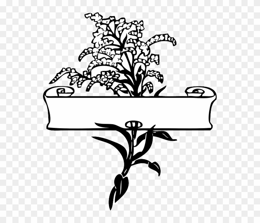 Fancy - Corner - Scroll - Clip - Art - Wedding Flower Clip Art - Png Download