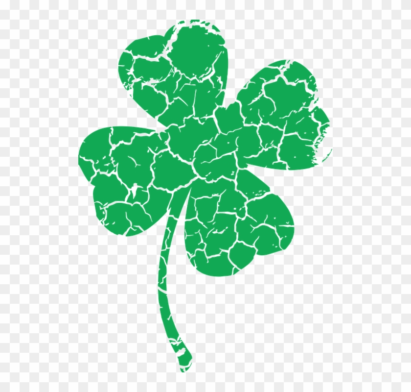 Shamrock Clipart Distressed - Png Download #2150370