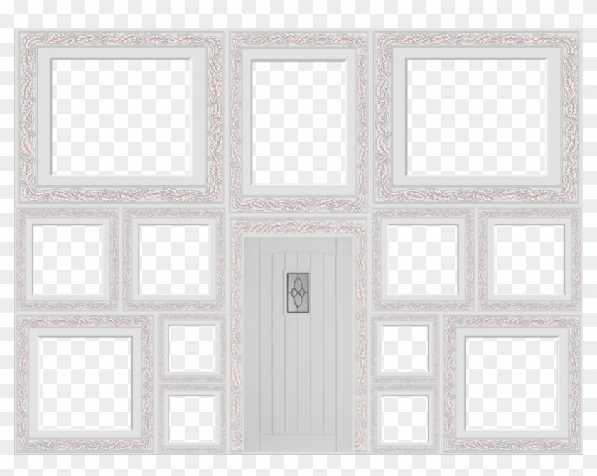 Family Words Frame Photo - Home Door Clipart
