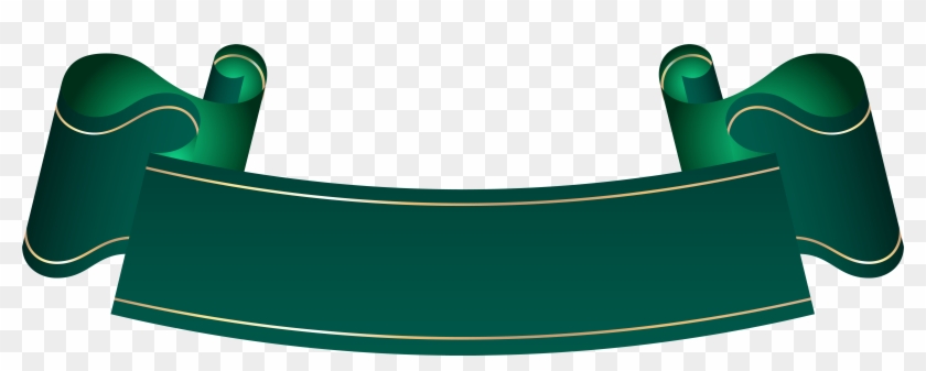 Green Ribbon Banner Png Clipart #2150694