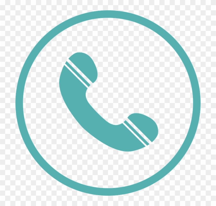 Iconos Teléfono Ronda Conectar Servicio Signo - Signo De Telefono Png Clipart