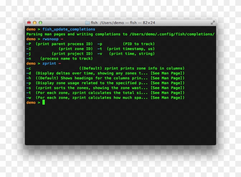 Man Page Completions - Mac Terminal Error Clipart