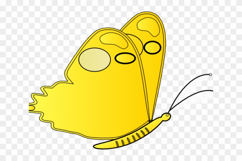 Yellow Butterfly Clipart Png Transparent Png #2150968