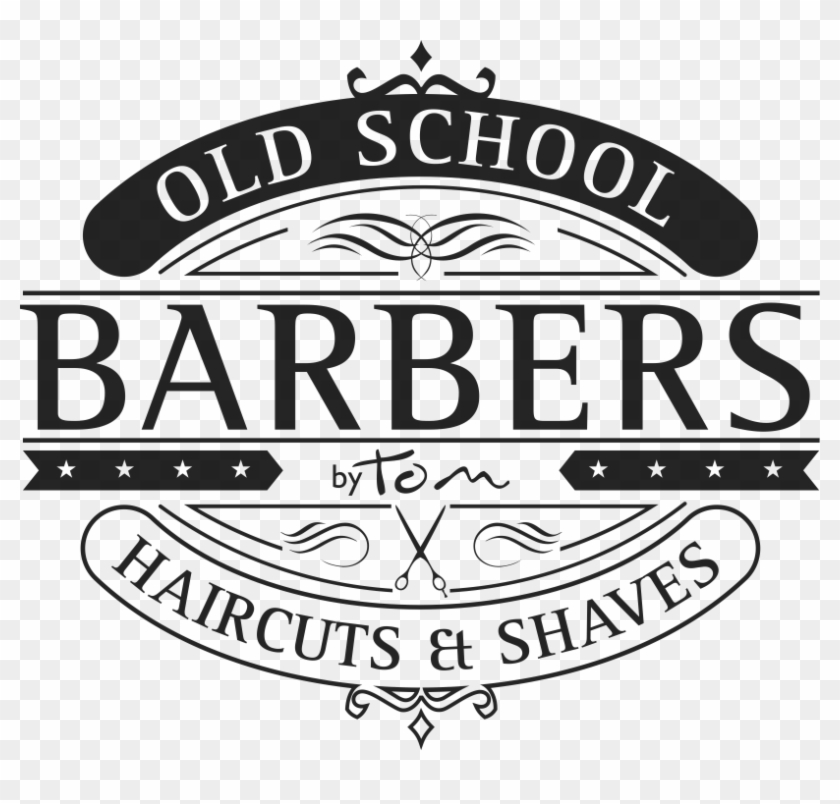 Old School Barber Shop Logo , Png Download - Emblem Clipart