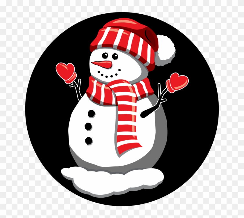 Apollo Design 1191 Snow Buddy Glass Pattern - Cartoon Clipart