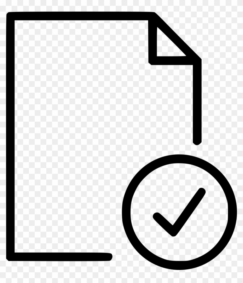 Check Aprove File Document Paper Page Sheet Comments - Config File Icon Png Clipart #2151223