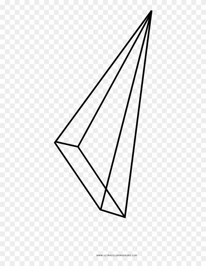 Geometric Shape Coloring Page - Line Art Clipart