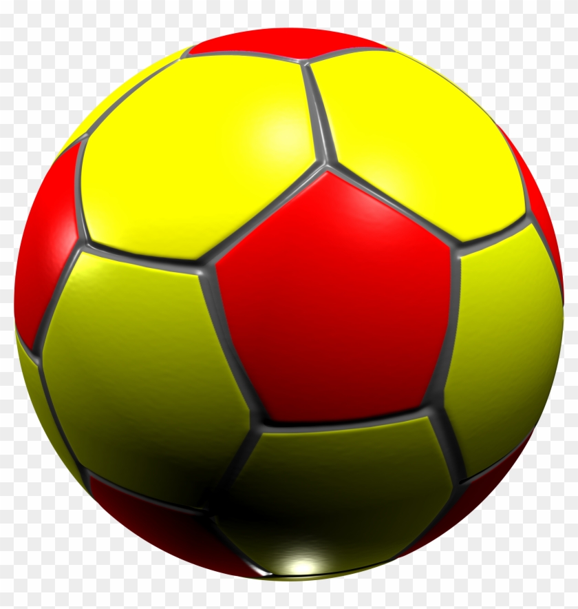 Football Png Image 344083 - Football Red And Yellow Clipart