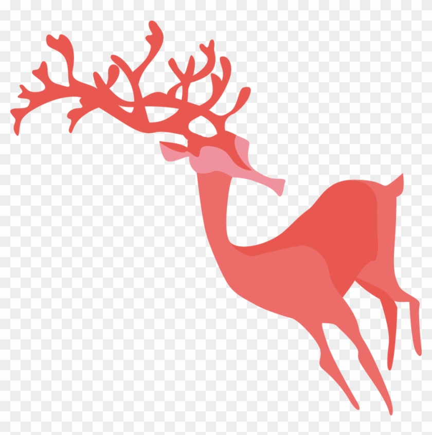 Antler Clipart Buck Antler - Reindeer - Png Download #2151520