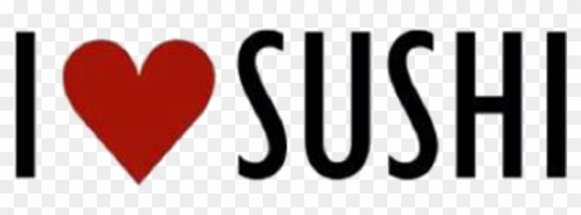 Love Sushi Menu - Heart Clipart