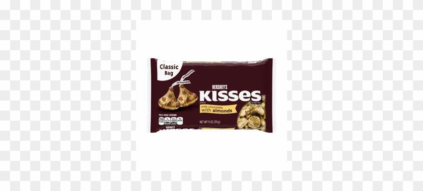 Hershey's Kisses Milk Chocolate With Almonds, 11-ounce - Chocolate Kisses Clipart #2151685
