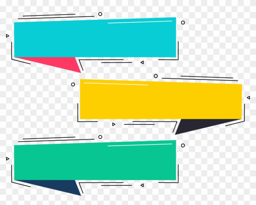 Discount Banner Design Png Free Vector - Memphis Design Banner Clipart