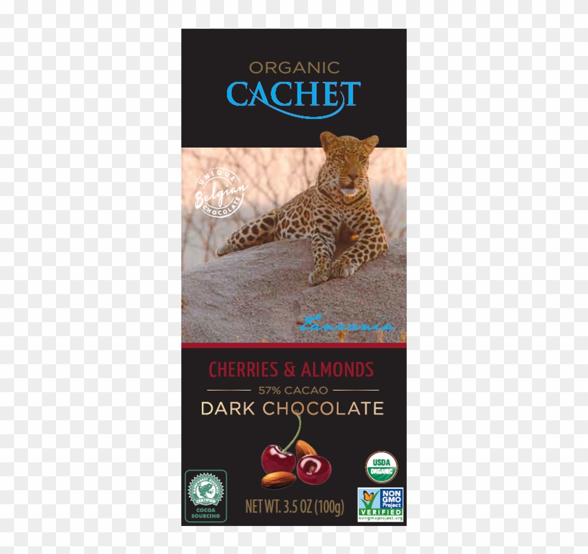 Cachet Tanaznia Single Origin Dark Chocolate With Cherries - Cachet Caramel And Sea Salt Clipart #2152199