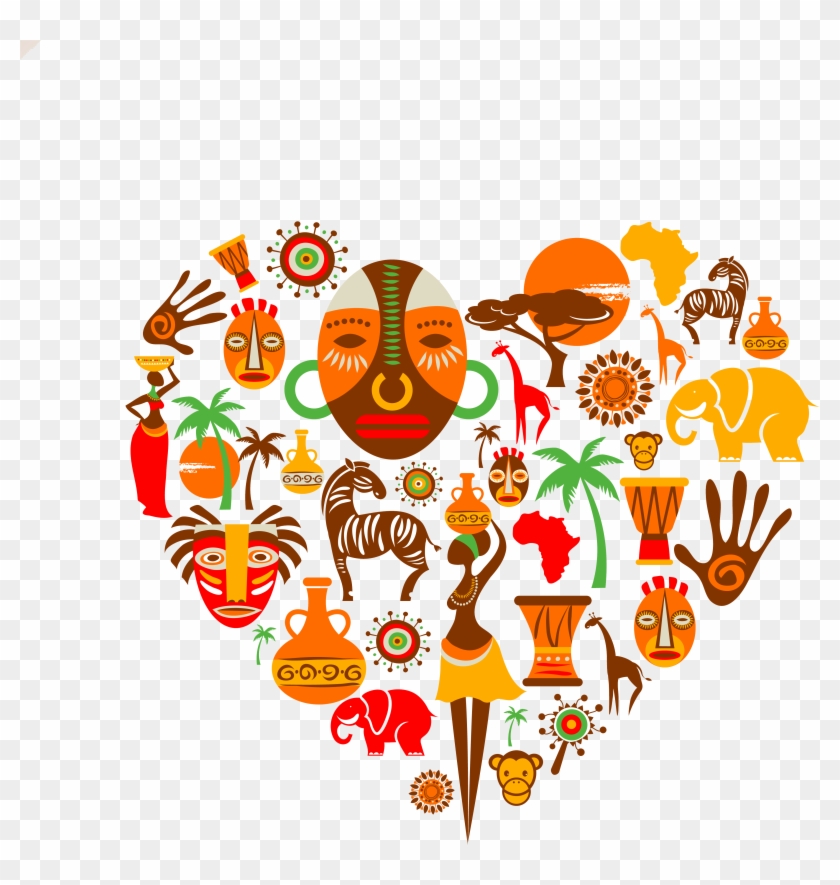 Cameroon World Cup 2014 Heart Flask , Png Download Clipart #2152202