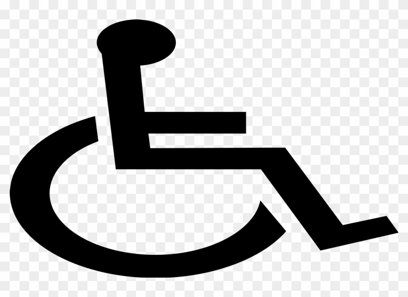 Wheelchair Sign Png Clipart #2152494