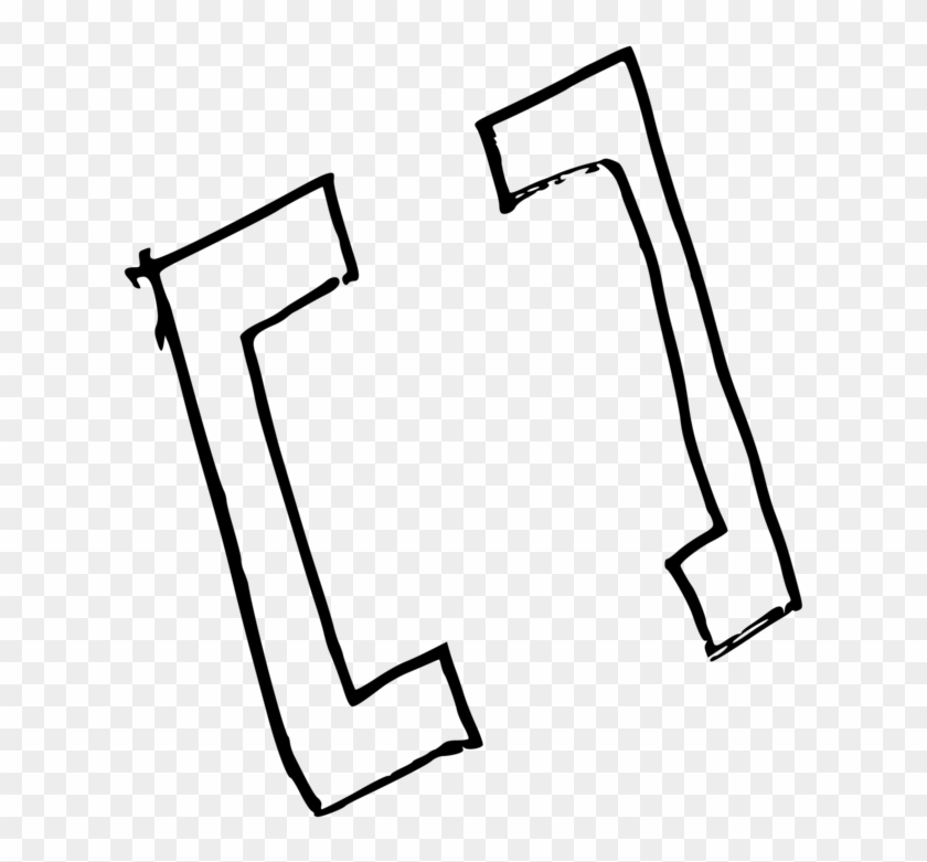 Bracket Frame Clipart Free - Bracket Drawing Png Transparent Png