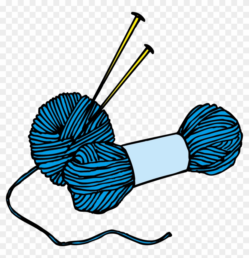 Crochet Clipart Yarn Ball - Transparent Background Knitting Clipart - Png Download