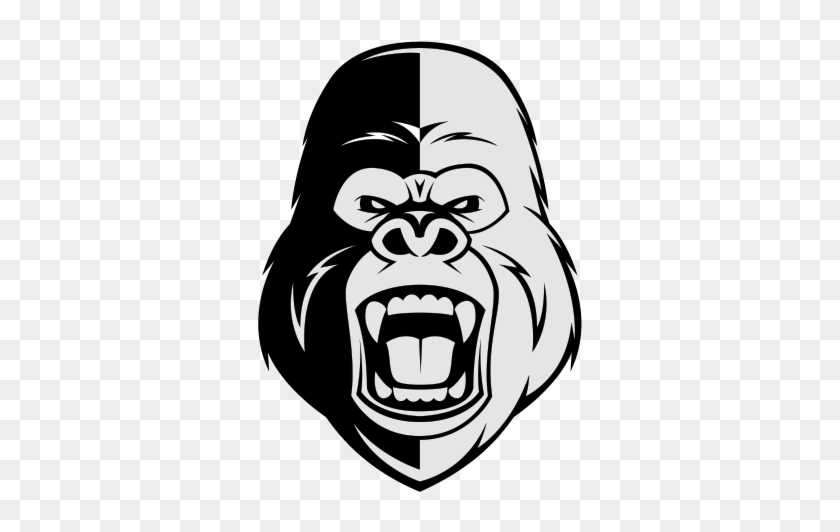 600 X 600 8 - Angry Gorilla Head Png Clipart #2153967