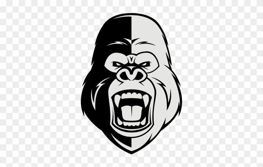 600 X 600 8 - Angry Gorilla Head Png Clipart