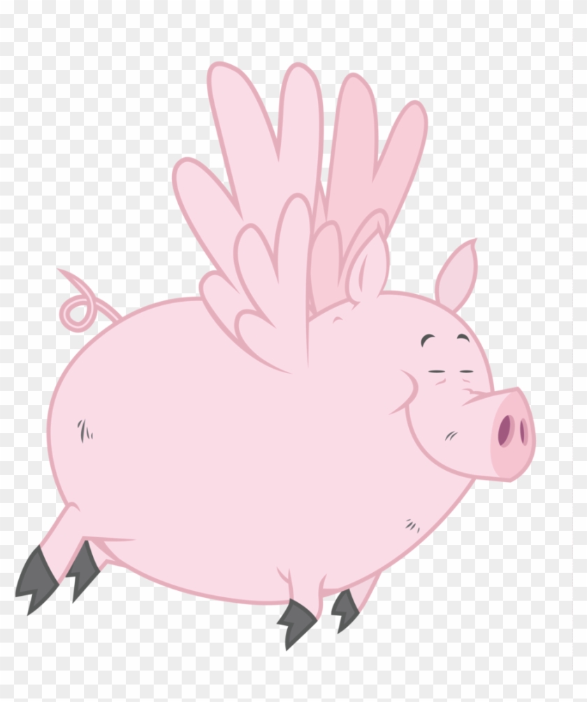 953 X 1024 6 - Flying Pig Transparent Background Clipart