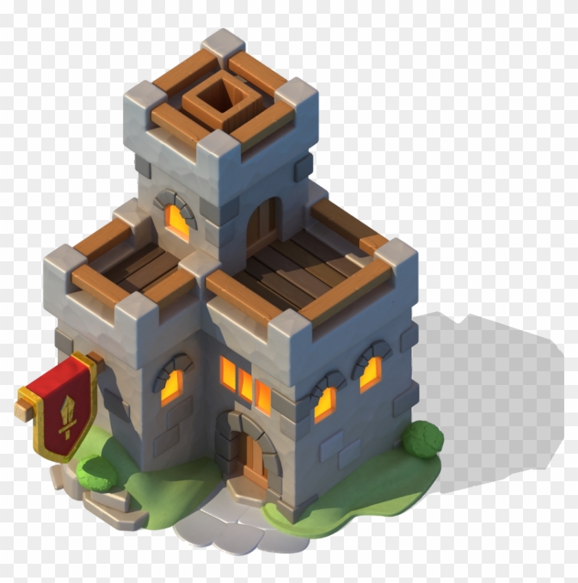 Siege Tower B - Lego Clipart