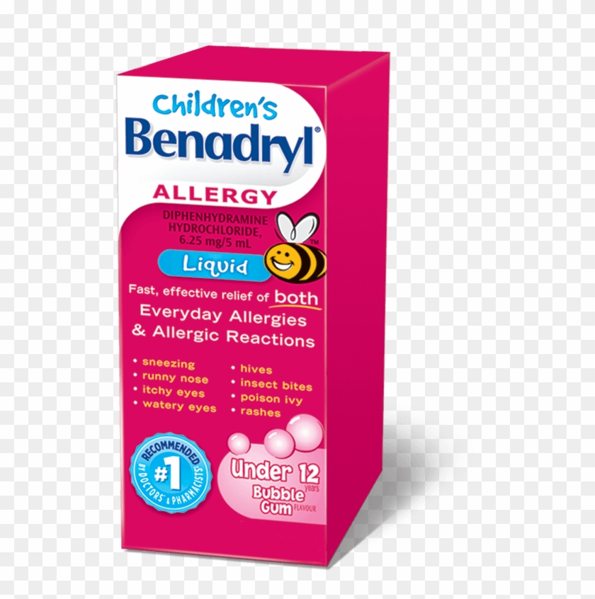 Children's Benadryl® Liquid - Kids Benadryl Clipart