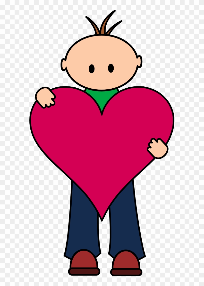 597 X 1095 2 - Boy And Heart Png Clipart #2155610