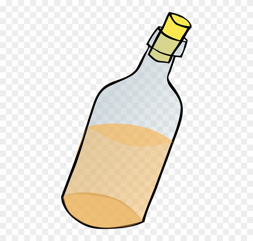 Alcohol Bottle Free On Dumielauxepices Net - Bottle Clip Art - Png Download #2155699