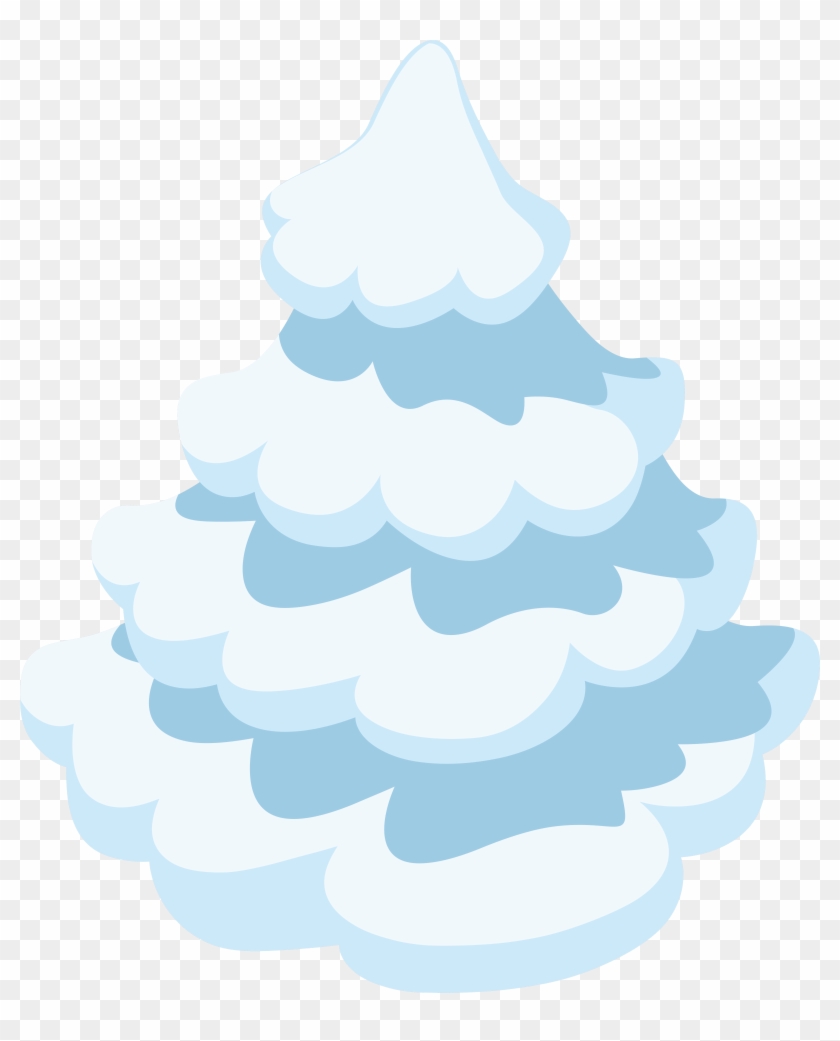 Snowy Tree Clip Art Image - Png Download #2156219