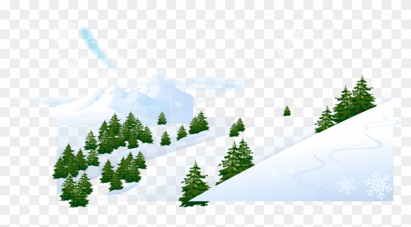 Snow Winter Photography Art Posters Background Material - Winter Vector Clipart #2156322