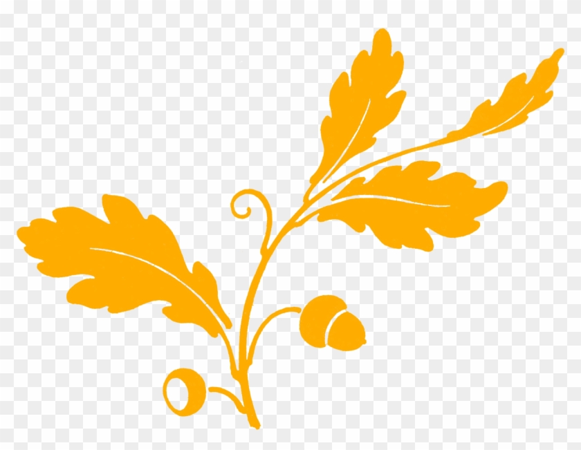 Leaves Oak Tree Silhouette, Silhouette Cameo, Oak Leaves, - Leaves Graphic Clipart #2156420