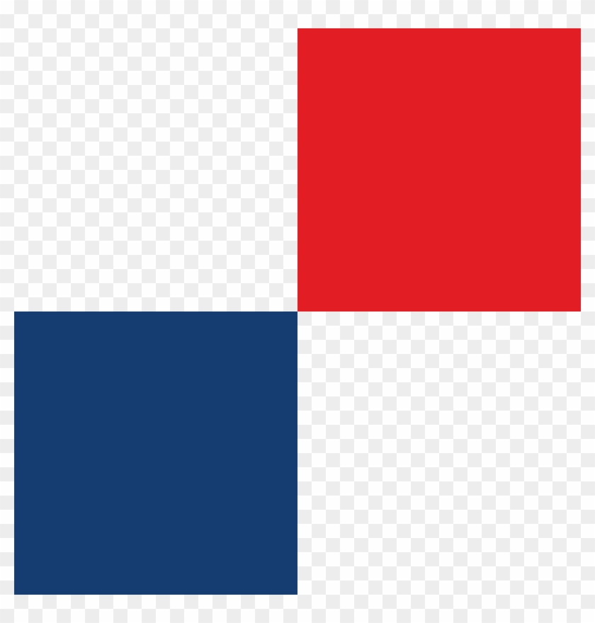 Red Blue Squares Mirrored - Colorfulness Clipart #2156915